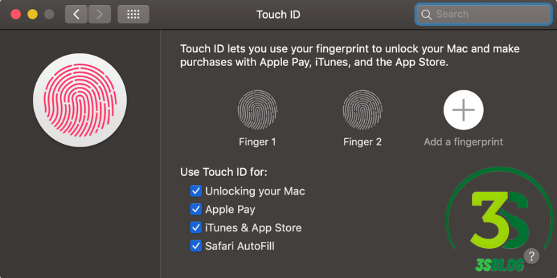 MacBook air touch ID button