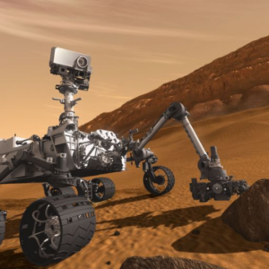Mars rover landing