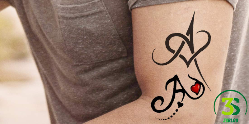 Alphabet A Tattoo Design