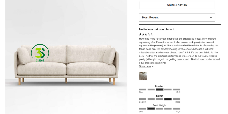 Crate and Barrel Browser Customer Reviews and Ratings
