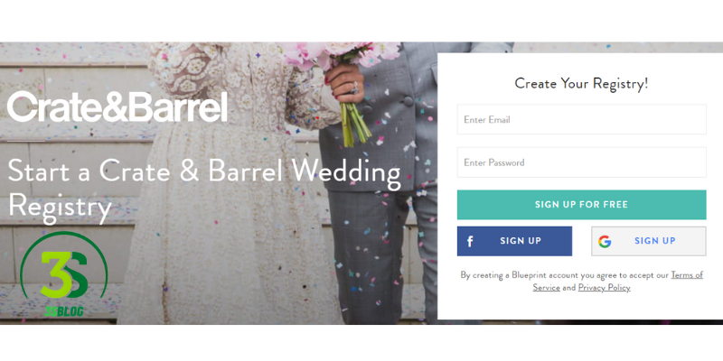 Create a Crate and Barrel Wedding Registry 