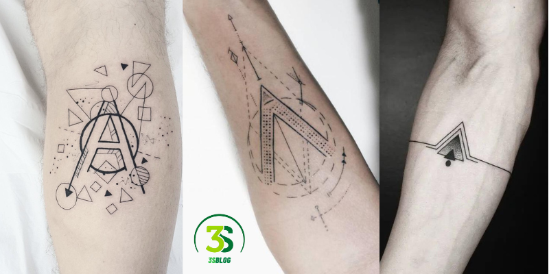 Geometric A Tattoos