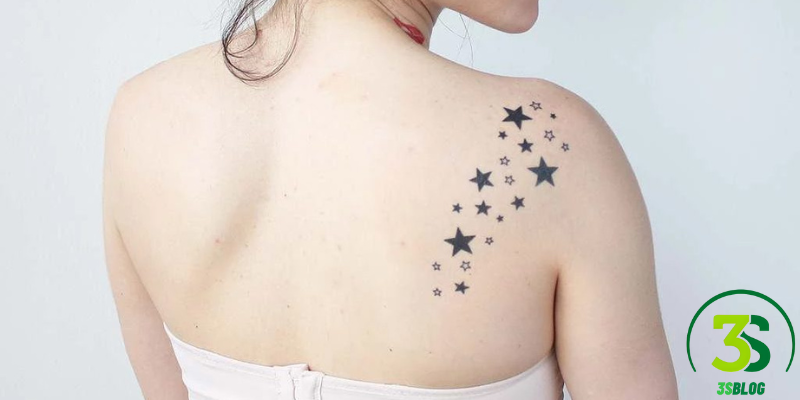 Star Tattoos on Shoulders