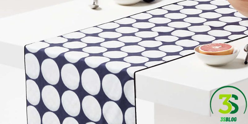 Style of Crate and Barrel Christmas Tablecloth_Modern and Graphic