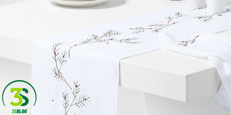 Nature-Inspired_Crate and Barrel Christmas Tablecloth