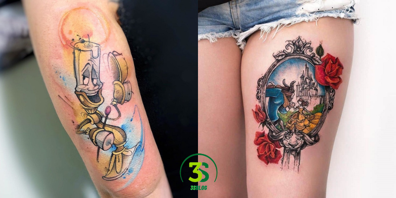 Subtle Symbolic Elements Tattoos