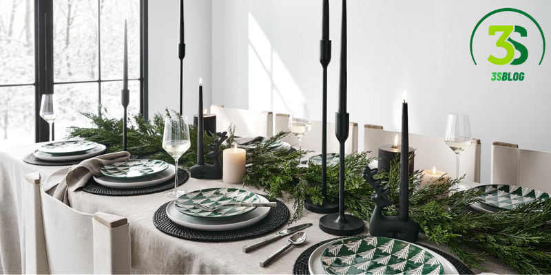 The Classic Collection of Crate and Barrel Christmas Dinnerware