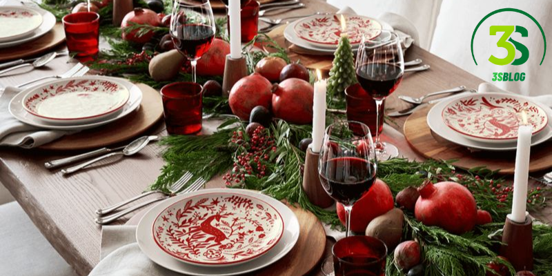 The Contemporary Collection of Crate and Barrel Christmas Dinnerware
