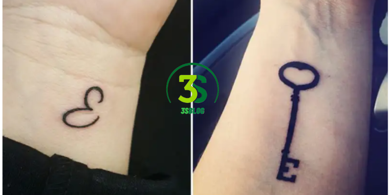 Letter combination tattoo