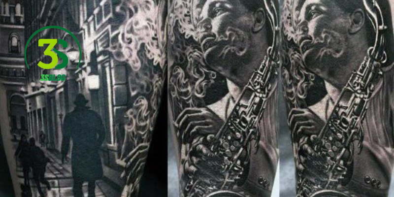 Saxophone tattoos