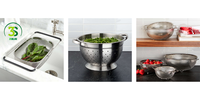 Crate and Barrel Strainers: Colanders