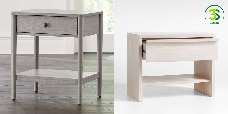 Crate and Barrel Ash Nightstand