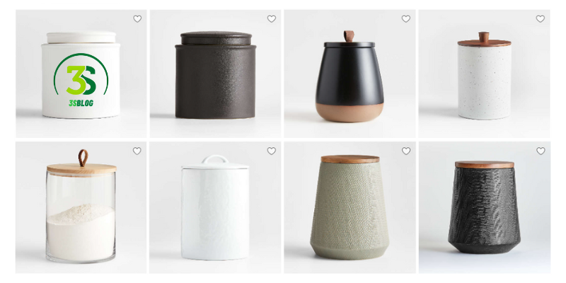 Crate and Barrel Canisters