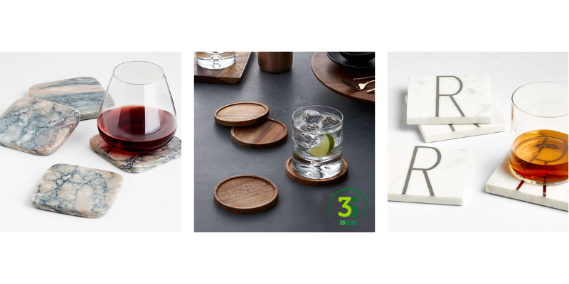 Crate and Barrel Coasters
