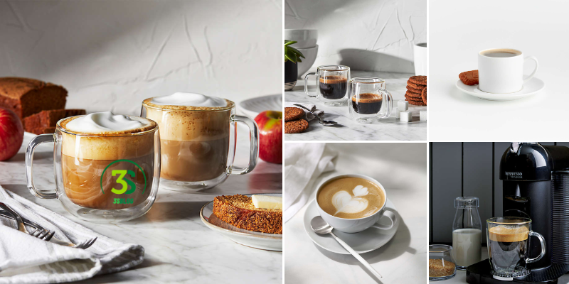 Crate and Barrel Coffee Cups