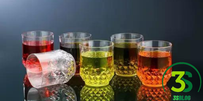 Crate and Barrel Colored Glasses