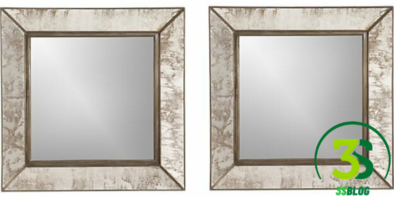 Crate and Barrel Dubois Square Mirror