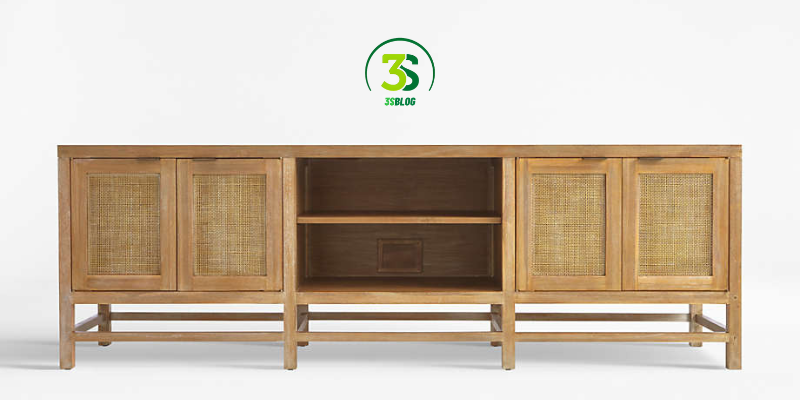 Crate and Barrel Media Console Long