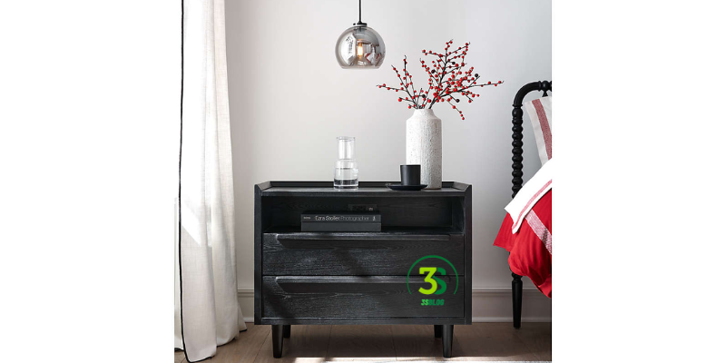 Crate and Barrel Nightstand Furniture 