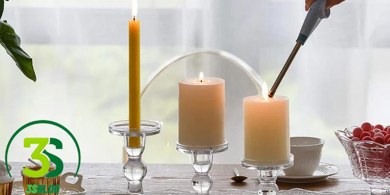 Crate and Barrel Taper Candle Holder