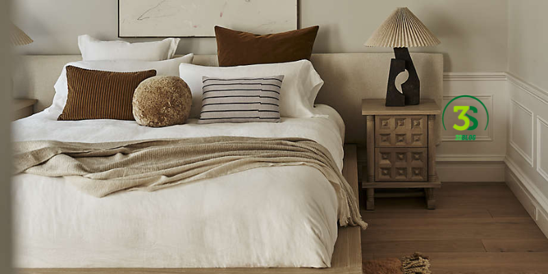 Crate and Barrel Throw Pillows and Blankets Create a Cozy Bedroom Retreat