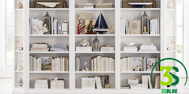 Crate and Barrel White Shelves