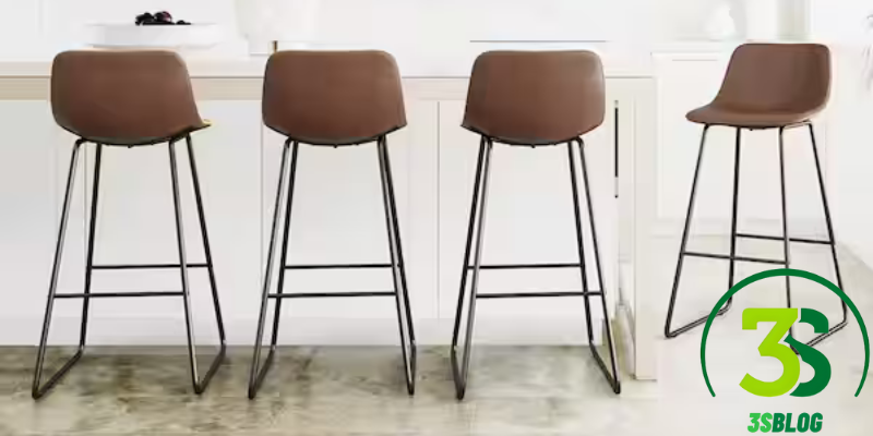 Leather Bar Height Stools