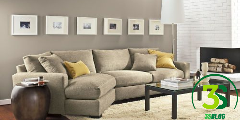 The Crate and Barrel 93 Lounge Sofa