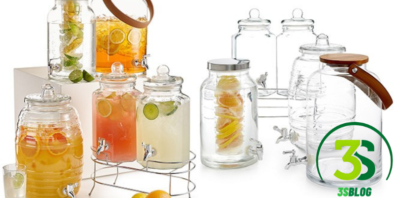 The Crate and Barrel Drink Dispensers