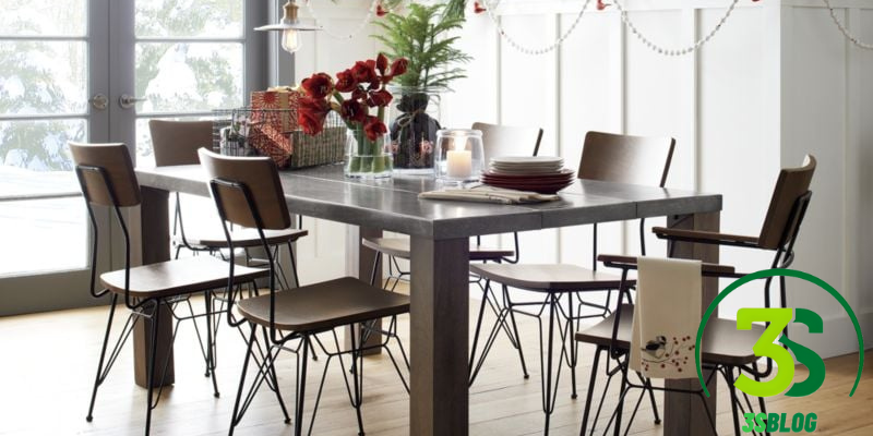 The Crate and Barrel Galvin Table